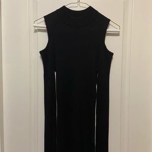 Long Sleeve Black Fitted Shirt - Francesca’s